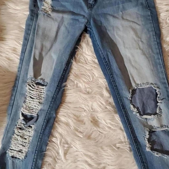 REWASH BRAND RIPPED JEANS - Picture 4 of 4